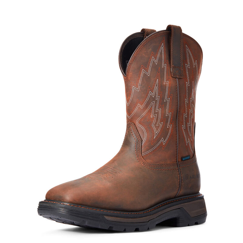 Ariat Big Rig Waterproof - Miesten Ruskea Työsaappaat ( RDZOKW-068 )